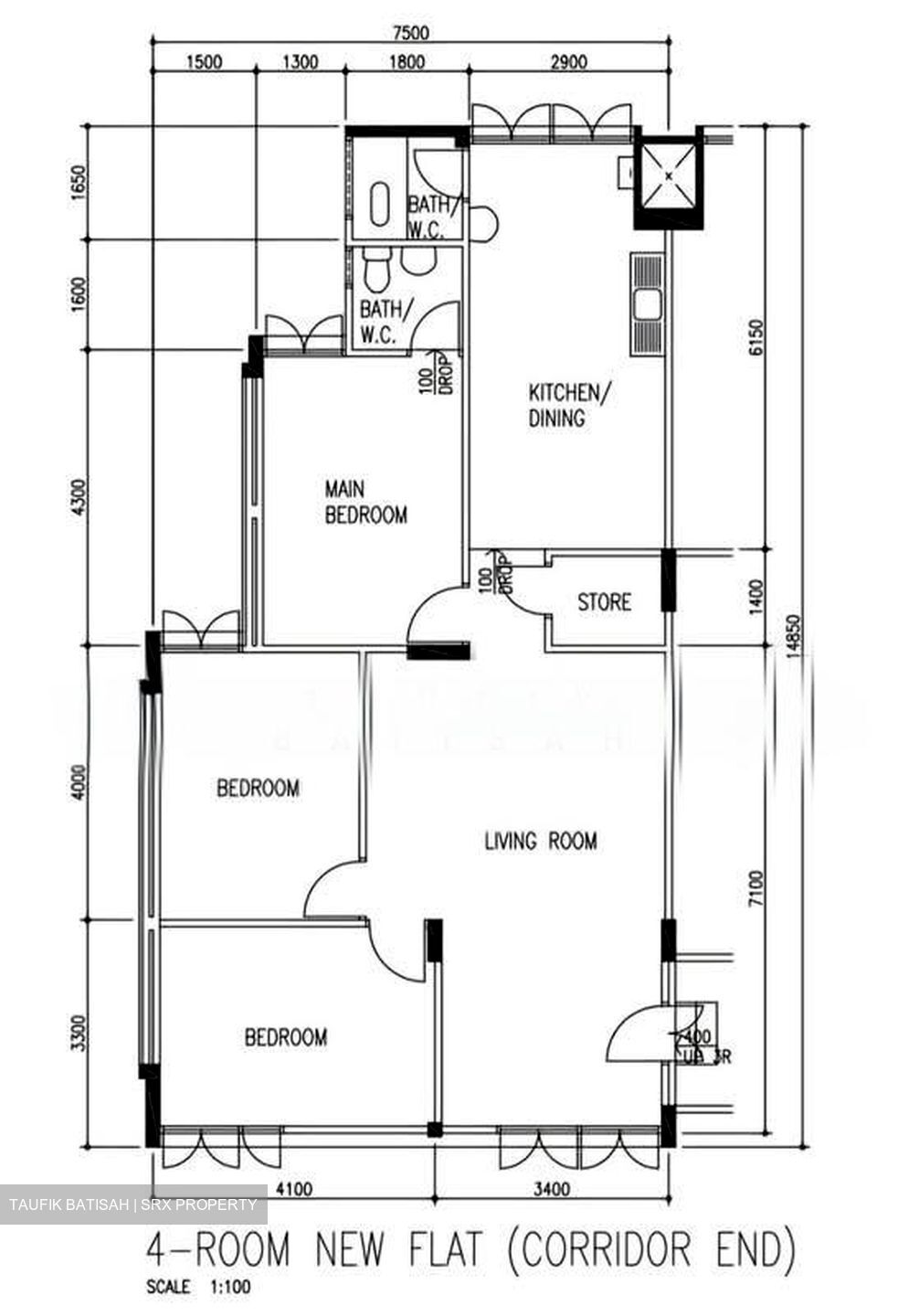 Blk 182 KEBUN BARU LINK 2 (Ang Mo Kio), HDB 4 Rooms #589260571